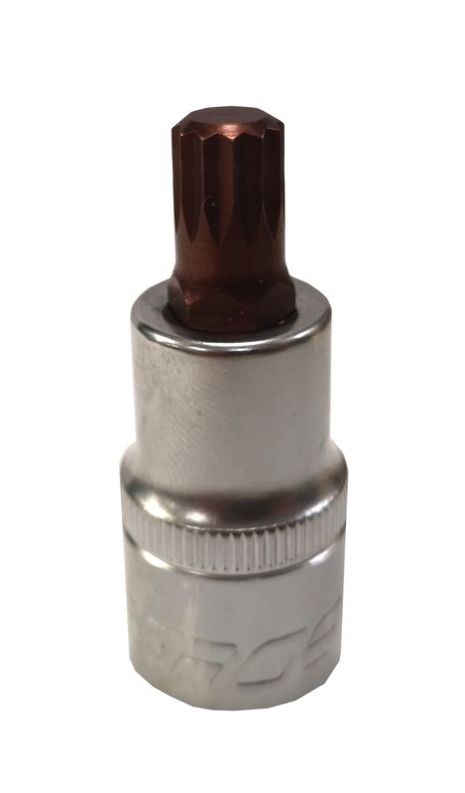 Головка-біта SPLINE 12-променева Premium M8 1/2" (L-55мм) Forsage F-34805508 Premium Головка-біта SPLINE 12-променева Premium M8 1/2" (L-55мм) Forsage F-34805508 Premium