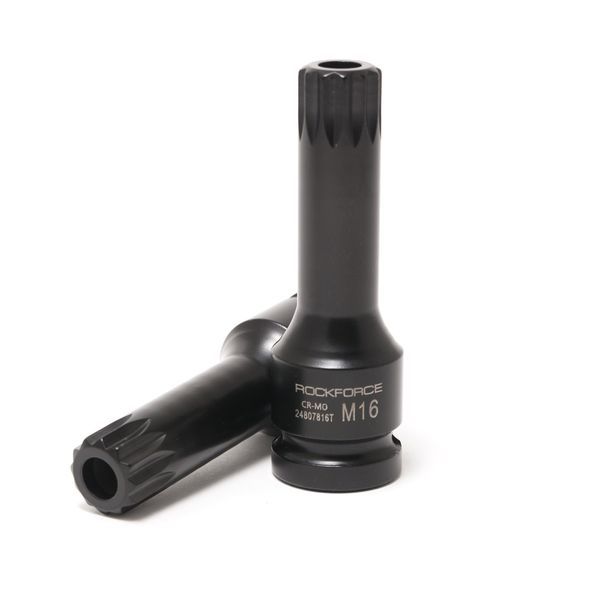 Головка-біта SPLINE глибока ударна 1/2", M5 з отвором ROCKFORCE RF-24807805T Головка-біта SPLINE глибока ударна 1/2", M5 з отвором ROCKFORCE RF-24807805T