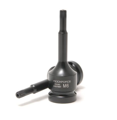 Головка-бита SPLINE ударная M8 с отверстием, 1/2" ROCKFORCE RF-24807808T Головка-бита SPLINE ударная M8 с отверстием, 1/2" ROCKFORCE RF-24807808T