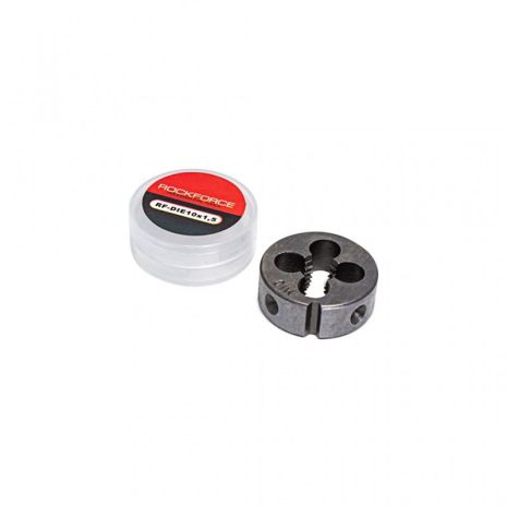 Плашка M10x1,5-Ø30мм, у пластиковому футлярі ROCKFORCE RF-DIE10x1,5 Плашка M10x1,5-Ø30мм, у пластиковому футлярі ROCKFORCE RF-DIE10x1,5