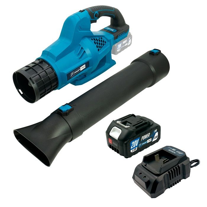Акумуляторна повітродувка PROFI-TEC PLB5020BL POWERLine (1×PT2050MP (4.0 Ач), зарядное устройство) Акумуляторна повітродувка PROFI-TEC PLB5020BL POWERLine (1×PT2050MP (4.0 Ач), зарядное устройство)
