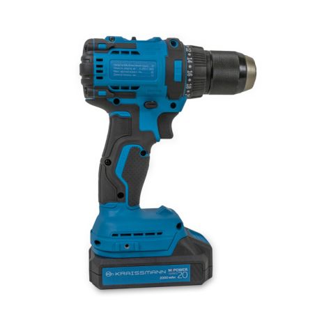 Шуруповерт безщітковий акумуляторний KRAISSMANN 2134 ABS-BL 20/2 (M-POWER series 20) Шуруповерт безщітковий акумуляторний KRAISSMANN 2134 ABS-BL 20/2 (M-POWER series 20)