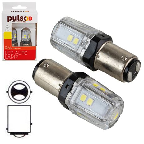 Лампа PULSO/габаритная/LED 1157/BAY15d/12SMD-2835/9-36v/550/100lm (LP-66157W) Лампа PULSO/габаритная/LED 1157/BAY15d/12SMD-2835/9-36v/550/100lm (LP-66157W)