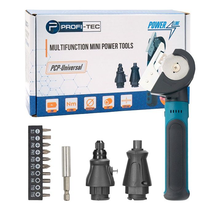 Аккумуляторный многофункциональный мини-инструмент PROFI-TEC PCP-Universal Аккумуляторный многофункциональный мини-инструмент PROFI-TEC PCP-Universal