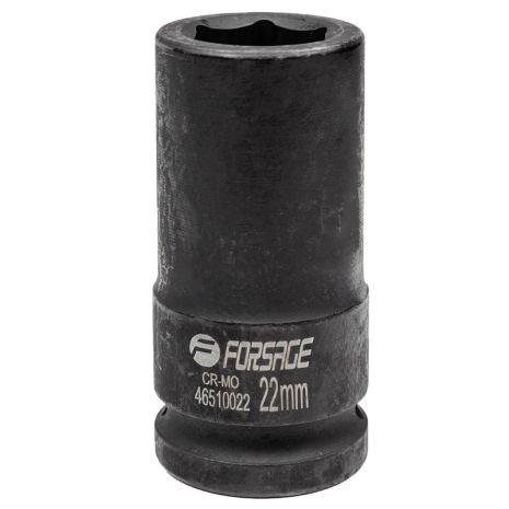 Головка ударна глибока 22мм 6гр. 3/4" Forsage F-46510022 Головка ударна глибока 22мм 6гр. 3/4" Forsage F-46510022