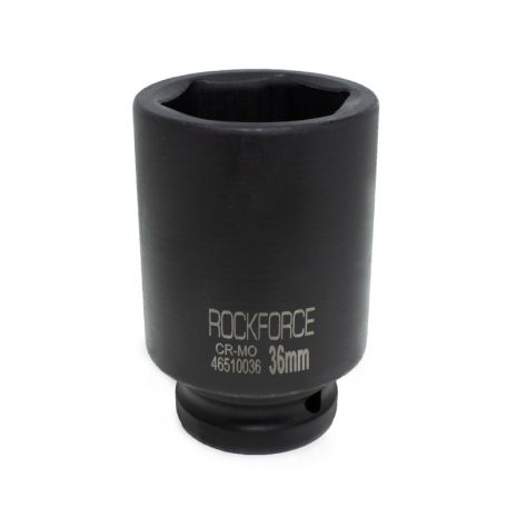 Головка ударна глибока 36мм (6гр), 3/4" ROCKFORCE RF-46510036 Головка ударна глибока 36мм (6гр), 3/4" ROCKFORCE RF-46510036