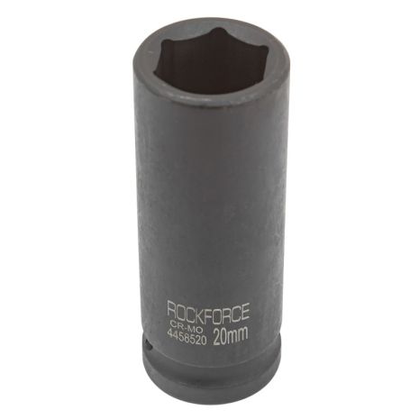 Глибока ударна головка 1/2", 20мм (6гр.) ROCKFORCE RF-4458520 Глибока ударна головка 1/2", 20мм (6гр.) ROCKFORCE RF-4458520