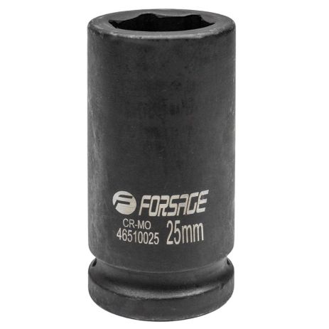 Головка ударна глибока 25мм 6гр. 3/4" Forsage F-46510025