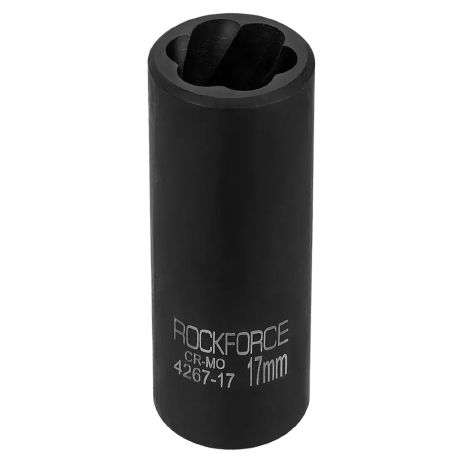 Головка 1/2" 17мм 6-гранна ударна двостороння ROCKFORCE RF-4267-17