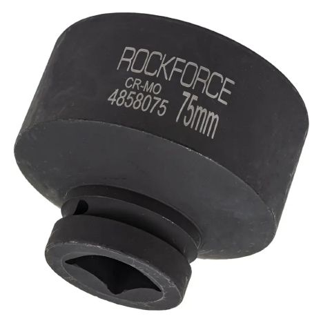 Головка ударна 1'' 75мм 6-гранна Rockforce RF-4858075 Головка ударна 1'' 75мм 6-гранна Rockforce RF-4858075