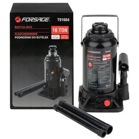Домкрат пляшковий 16т (205-390мм) Forsage F-T91604DS