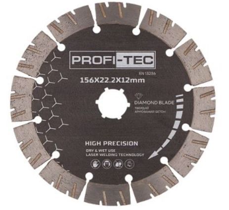 Алмазный диск PROFI-TEC High-precision 156×22.2×1.2 мм