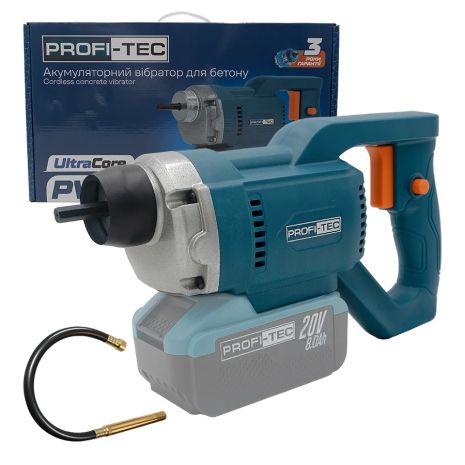 Аккумуляторный вибратор для бетона PROFI-TEC PCV1535 (без аккумулятора и зарядного устройства) Аккумуляторный вибратор для бетона PROFI-TEC PCV1535 (без аккумулятора и зарядного устройства)