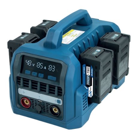 Аккумуляторный сварочный аппарат PCWM12080VX Max (4×PT2080VXmax (8.0 Aч), зарядное устройство 2х QBCD20/4 quick