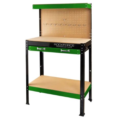 Верстак слесарный металлический (800х400х1400мм) Rockforce RF-WT00301 Верстак слесарный металлический (800х400х1400мм) Rockforce RF-WT00301