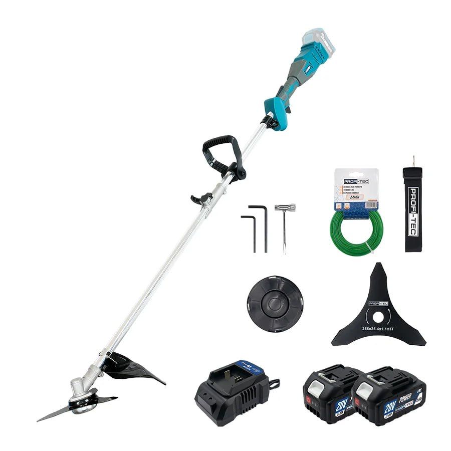 Акумуляторна коса PROFI-TEC PGT9520 POWERLine (2хPT2040MP (4.0 Aг) зарядний пристрій) Акумуляторна коса PROFI-TEC PGT9520 POWERLine (2хPT2040MP (4.0 Aг) зарядний пристрій)