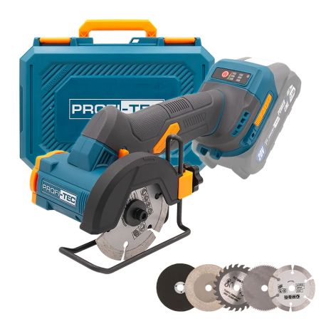 Акумуляторна універсальна дискова пила PROFI-TEC PWS390 UltraCore (без акумулятора та зарядного пристрою) Акумуляторна універсальна дискова пила PROFI-TEC PWS390 UltraCore (без акумулятора та зарядного пристрою)