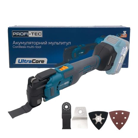 Акумуляторний мультитул (реноватор) PROFI-TEC PCM430 UltraCore (без акумулятора та зарядного пристрою) Акумуляторний мультитул (реноватор) PROFI-TEC PCM430 UltraCore (без акумулятора та зарядного пристрою)