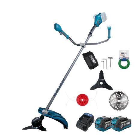 Аккумуляторная коса PROFI-TEC PGT4540 БЕСЩЕТОЧНЫЙ мотор (40 В (2x20 В), 2 х PT2040VX (4.0 Ач), зарядное устройство, коробка) Аккумуляторная коса PROFI-TEC PGT4540 БЕСЩЕТОЧНЫЙ мотор (40 В (2x20 В), 2 х PT2040VX (4.0 Ач), зарядное устройство, коробка)