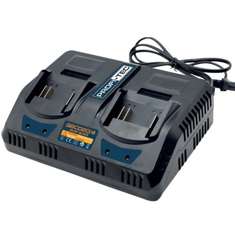 Двухпортовое Скоростное зарядное устройство PROFI-TEC PROFI-TEC QBCD20/4 dual quick с кулерами охлаждения (каждый порт выдает стурм по 4 А) Двухпортовое Скоростное зарядное устройство PROFI-TEC PROFI-TEC QBCD20/4 dual quick с кулерами охлаждения (каждый порт выдает стурм по 4 А)