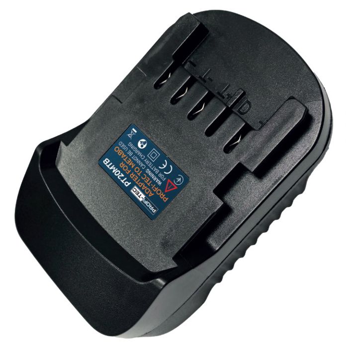 Адаптер PROFI-TEC PT20MTB, с батареи PROFI-TEC (Makita) на METABO Адаптер PROFI-TEC PT20MTB, с батареи PROFI-TEC (Makita) на METABO