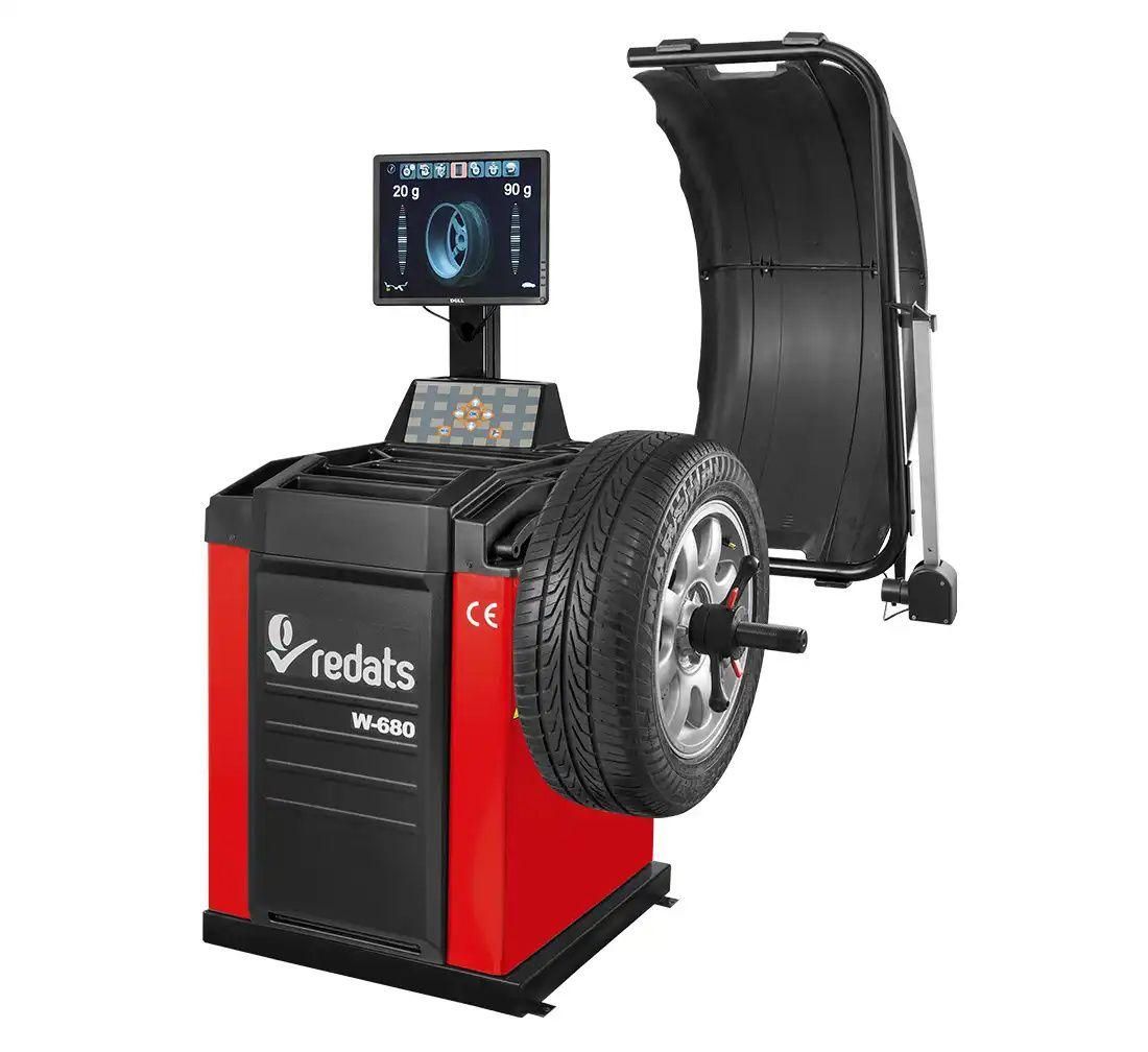 Автоматичний балансувальний верстат REDATS W-680 (230 V, 10" - 24", ALU9) Автоматичний балансувальний верстат REDATS W-680 (230 V, 10" - 24", ALU9)