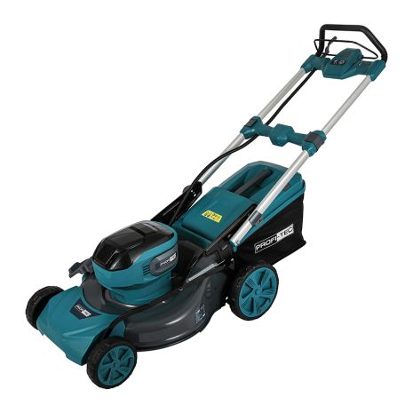 Акумуляторна самохідна газонокосарка PROFI-TEC EasyMow 51 Pro (40 В (2×20 В), безщітковий двигун, мульчування, ширина 510 мм, висота 30 - 80 мм, травозбірник 50 л) без АКБ та ЗП, коробка, заглушка для мульчування Акумуляторна самохідна газонокосарка PROFI-TEC EasyMow 51 Pro (40 В (2×20 В), безщітковий двигун, мульчування, ширина 510 мм, висота 30 - 80 мм, травозбірник 50 л) без АКБ та ЗП, коробка, заглушка для мульчування