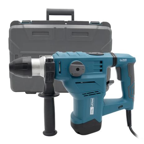Перфоратор PROFI-TEC RH1500P5 (1500 Вт, патрон SDS-Plus, сила удара 5.0 Дж, кабель 2 м) Перфоратор PROFI-TEC RH1500P5 (1500 Вт, патрон SDS-Plus, сила удара 5.0 Дж, кабель 2 м)