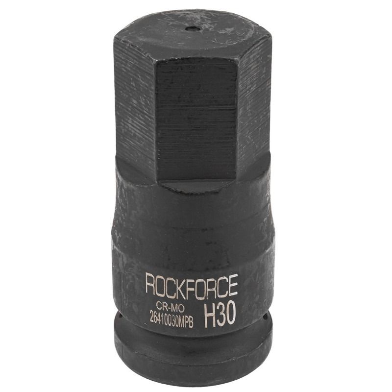 Головка-біта ударна 6-гранна 30 мм, 3/4" ROCKFORCE RF-26410030MPB Головка-біта ударна 6-гранна 30 мм, 3/4" ROCKFORCE RF-26410030MPB