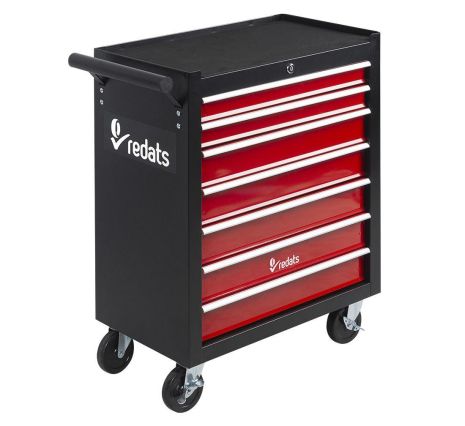 Тележка для мастерской без инструмента REDATS 7 ящиков COMPACT Black Тележка для мастерской без инструмента REDATS 7 ящиков COMPACT Black