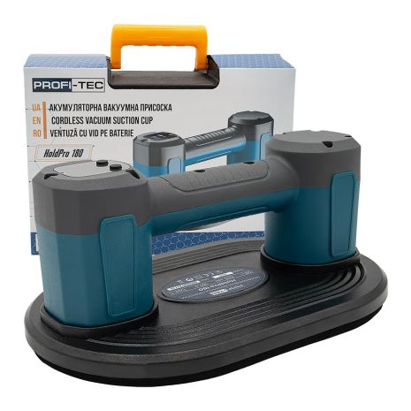 Аккумуляторная вакуумная присоска PROFI-TEC HoldPro 180 (12 В / 1.5 Ач, зарядное устройство) Аккумуляторная вакуумная присоска PROFI-TEC HoldPro 180 (12 В / 1.5 Ач, зарядное устройство)