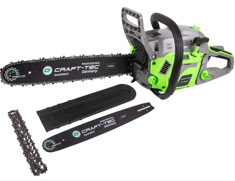 Бензопила Craft-tec CT-6900 (58 CM3, 2 шины 45 см, 2 цепи) Германия Бензопила Craft-tec CT-6900 (58 CM3, 2 шины 45 см, 2 цепи) Германия
