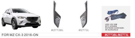 Фари дод. модель Mazda CX-3 2015-/MZ-773BL/LED-10W/ел.проводка Фари дод. модель Mazda CX-3 2015-/MZ-773BL/LED-10W/ел.проводка
