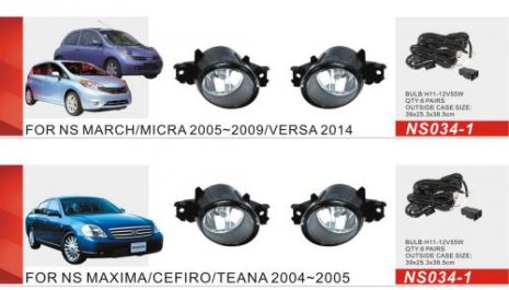 Фари дод. модель Nissan Cars/NS-034L/LED-12V9W+LED-1W/2в1/ел.проводка Фари дод. модель Nissan Cars/NS-034L/LED-12V9W+LED-1W/2в1/ел.проводка