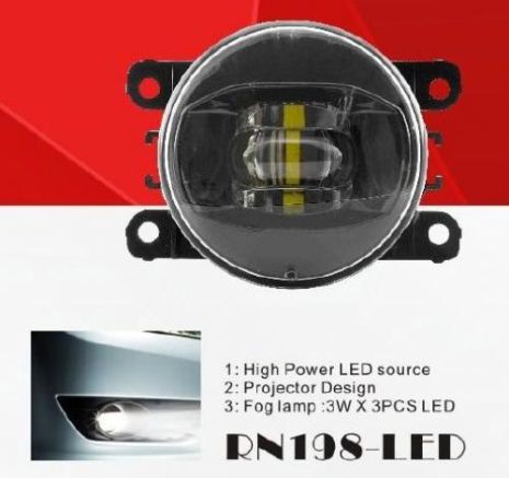 Фари дод. модель Renault/HD/NS/MB/SZ Cars/RN-198L/LED-12V9W