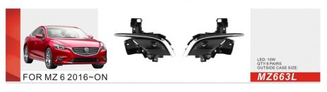 Фары доп.модель Mazda 6 2016-/MZ-663L/LED-10W/эл.проводка (MZ-663-LED) Фары доп.модель Mazda 6 2016-/MZ-663L/LED-10W/эл.проводка (MZ-663-LED)