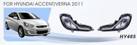 Фари дод. модель Hyundai Accent/Verna 2010-15/HY-485W/881-12V27W/ел.проводка