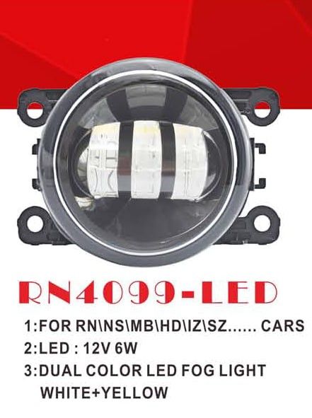 Фари дод. модель Renault/HD/NS/MB/SZ Cars/RN-4099L/LED-12V6W3000K-6000K/ел.проводка