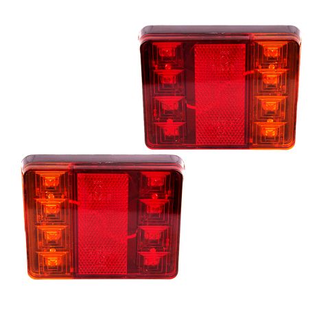 Ліхтар задній BL-64908 8LED/12V/120х95х23mm/2шт Ліхтар задній BL-64908 8LED/12V/120х95х23mm/2шт