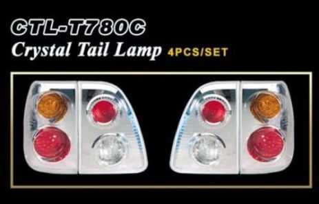Фары-стоп Toyota L/C 100 98-04 LED/Crystal (4шт.) (DLAA CTL-T780C)