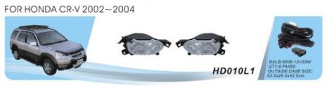 Фари дод. модель Honda CR-V/2002-04/HD-010L1/9006-12V55W/ел.проводка