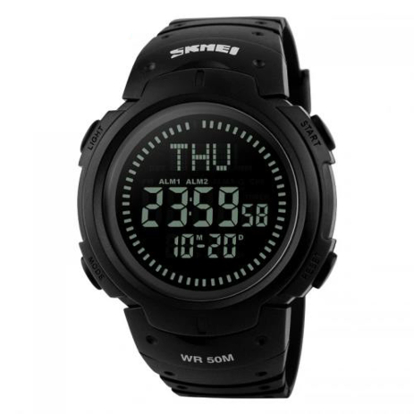 Годинник наручний 1231BK SKMEI, BLACK +Compass Годинник наручний 1231BK SKMEI, BLACK +Compass