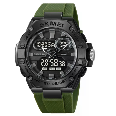 Годинник наручний 2221AG SKMEI, ARMY GREEN