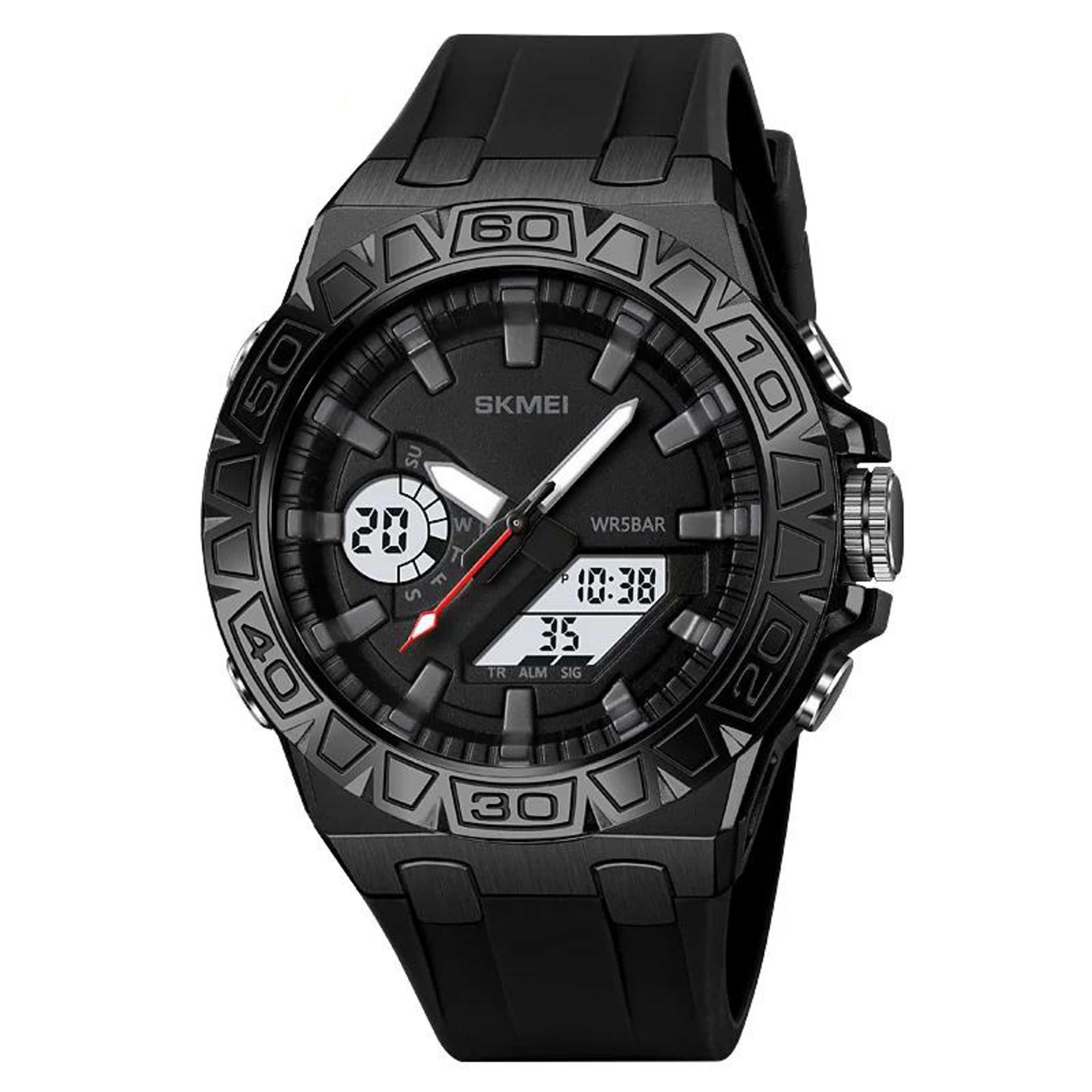 Годинник наручний 2276BKWT SKMEI, BLACK-WHITE Годинник наручний 2276BKWT SKMEI, BLACK-WHITE