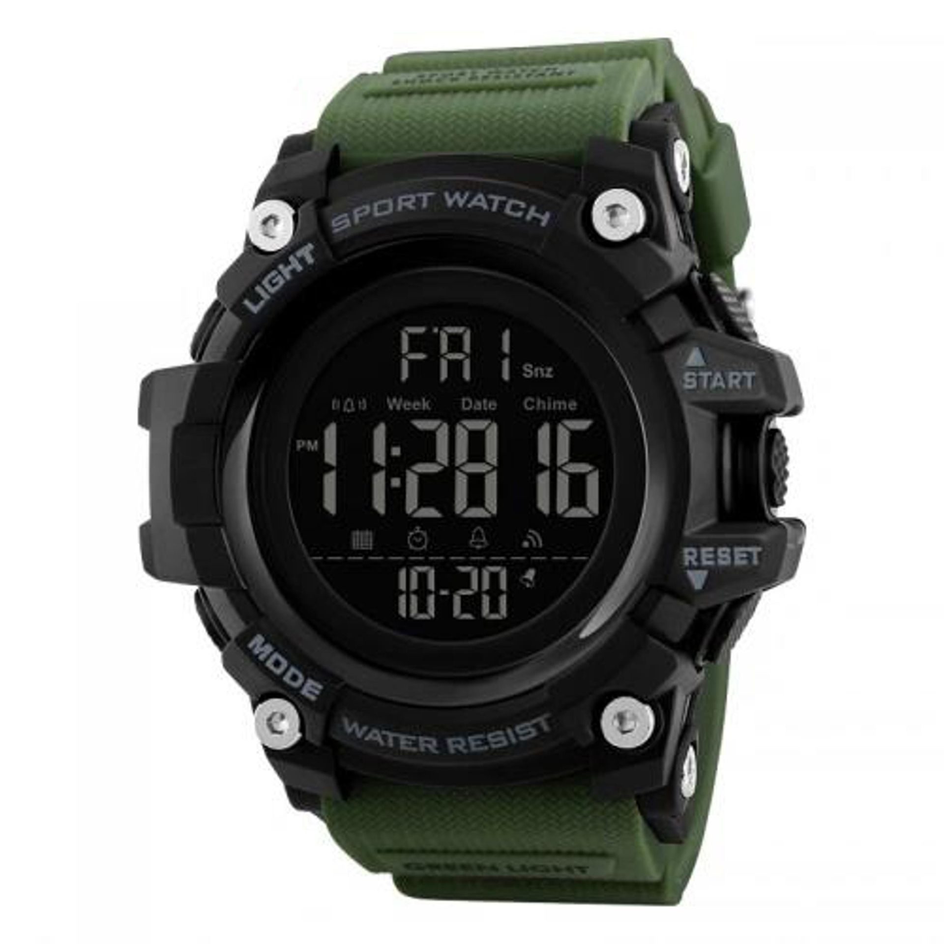 Годинник наручний 1384AG SKMEI, ARMY GREEN Годинник наручний 1384AG SKMEI, ARMY GREEN