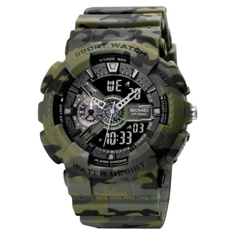 Часы наручные 1688CMGN SKMEI, CAMO GREEN Часы наручные 1688CMGN SKMEI, CAMO GREEN