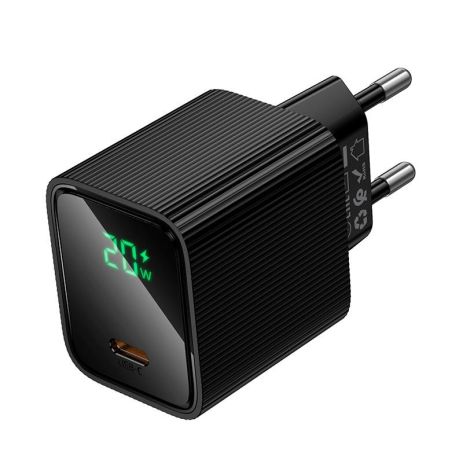 Сетевое зарядное устройство Hoco CS82A Type-C PD с дисплеем black
