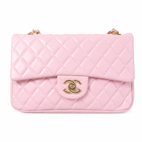 Жіноча сумка Chanel 8838 кросс-боди світло-рожева Жіноча сумка Chanel 8838 кросс-боди світло-рожева