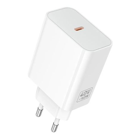 Сетевое зарядное устройство Hoco C162A Type-C PD 40W white