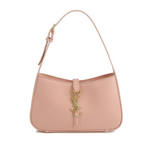 Женская сумка Saint Laurent 10082 багет розовая